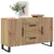 Produktbild 3 för Skänk artisan ek 100x36x60 cm konstruerat trä