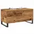 Produktbild 3 för Soffbord åldrat trä 90x44,5x45 cm konstruerat trä