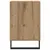 Produktbild 6 för Tv-bänk artisan ek 100x35x55 cm konstruerat trä