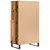 Produktbild 7 för Högskåp gammalt trä 60x36x110 cm konstruerat trä