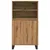 Produktbild 4 för Högskåp artisan ek 60x36x110 cm konstruerat trä