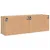Produktbild 8 för Väggmonterad tv-bänk 2 st ek 60x30x41 cm