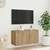 Produktbild 3 för Väggmonterad tv-bänk ek 80x30x41 cm