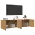 Produktbild 3 för Väggmonterad tv-bänk 2 st ek 80x30x41 cm