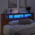 Produktbild 4 för Sänggavel LED artisan ek 220x18,5x103,5 cm konstruerat trä