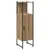 Produktbild 2 för Badrumsskåp ek 33x33x120,5 cm konstruerat trä