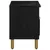 Produktbild 4 för Tv-bänk svart 80x33x46 cm konstruerat trä