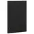 Produktbild 3 för Badrumsspegel svart 50x70x2,5 cm konstruerat trä och mässing