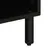Produktbild 8 för Tv-bänk svart 100x33,5x46 cm massivt grovt mangoträ