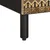 Produktbild 8 för Tv-bänk svart 100x33,5x46 cm massivt grovt mangoträ