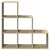 Produktbild 5 för Bokhylla/Rumsavdelare 3 hyllplan 99x29x99 cm konstruerat trä