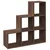 Produktbild 7 för Bokhylla/Rumsavdelare 3 hyllplan brun ek 99x29x99cm konstr. trä
