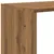 Produktbild 9 för Bokhylla/Rumsavdelare 4 hyllor 131,5x29x131,5cm konstruerat trä