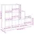 Produktbild 11 för Bokhylla/Rumsavdelare 3 hyllor 137,5x29x103,5cm konstruerat trä