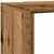 Produktbild 9 för Bokhylla/Rumsavdelare 4 hyllor 143,5x29x143,5cm konstruerat trä