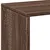 Produktbild 9 för Bokhylla/Rumsavdelare brun ek 69,5x29x69,5 cm konstruerat trä