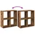 Produktbild 8 för Bokhylla/Rumsavdelare 69,5x29x69,5 cm konstruerat trä
