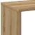 Produktbild 10 för Bokhylla/Rumsavdelare ek 69,5x29x69,5 cm konstruerat trä