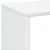 Produktbild 9 för Bokhylla/Rumsavdelare vit 69,5x29x103,5 cm konstruerat trä