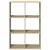 Produktbild 5 för Bokhylla/Rumsavdelare sonoma-ek 69,5x29x103,5cm konstruerat trä