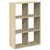 Produktbild 7 för Bokhylla/Rumsavdelare sonoma-ek 69,5x29x103,5cm konstruerat trä
