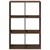 Produktbild 5 för Bokhylla/Rumsavdelare brun ek 69,5x29x103,5 cm konstruerat trä