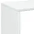 Produktbild 9 för Bokhylla/Rumsavdelare vit 69,5x29x137,5 cm konstruerat trä