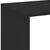 Produktbild 9 för Bokhylla/Rumsavdelare svart 69,5x29x137,5 cm konstruerat trä