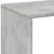 Produktbild 9 för Bokhylla/Rumsavdelare betonggrå 69,5x29x137,5cm konstruerat trä