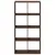 Produktbild 5 för Bokhylla/Rumsavdelare brun ek 69,5x29x137,5 cm konstruerat trä