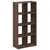 Produktbild 7 för Bokhylla/Rumsavdelare brun ek 69,5x29x137,5 cm konstruerat trä