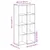 Produktbild 11 för Bokhylla/Rumsavdelare brun ek 69,5x29x137,5 cm konstruerat trä