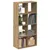 Produktbild 5 för Bokhylla/Rumsavdelare ek 69,5x29x137,5 cm konstruerat trä