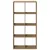 Produktbild 6 för Bokhylla/Rumsavdelare ek 69,5x29x137,5 cm konstruerat trä