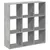Produktbild 7 för Bokhylla/Rumsavdelare betonggrå 102x29x103,5 cm konstruerat trä