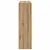 Produktbild 7 för Bokhylla/Rumsavdelare ek 102x29x103,5 cm konstruerat trä