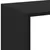 Produktbild 9 för Bokhylla/Rumsavdelare svart 102x29x103,5 cm konstruerat trä