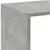 Produktbild 9 för Bokhylla/Rumsavdelare betonggrå 102x29x103,5 cm konstruerat trä