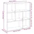 Produktbild 11 för Bokhylla/Rumsavdelare 102x29x103,5 cm konstruerat trä