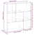 Produktbild 11 för Bokhylla/Rumsavdelare 102x29x103,5 cm konstruerat trä