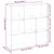 Produktbild 11 för Bokhylla/Rumsavdelare ek 102x29x103,5 cm konstruerat trä