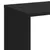 Produktbild 9 för Bokhylla/Rumsavdelare svart 67x25x161,5 cm konstruerat trä