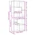 Produktbild 11 för Bokhylla/Rumsavdelare sonoma-ek 67x25x161,5 cm konstruerat trä