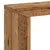 Produktbild 9 för Bokhylla/Rumsavdelare åldrat trä 67x25x161,5 cm konstruerat trä