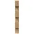 Produktbild 6 för Bokhylla/Rumsavdelare 6 hyllor ek 70x24x193 cm konstruerat trä