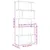 Produktbild 11 för Bokhylla/Rumsavdelare 5hyllor svart 70x24x161cm konstruerat trä