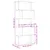 Produktbild 11 för Bokhylla/Rumsavdelare 5 hyllplan ek 70x24x161cm konstruerat trä