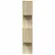 Produktbild 6 för Bokhylla/Rumsavdelare 4 hyllor 70x24x129 cm konstruerat trä