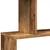Produktbild 9 för Bokhylla/Rumsavdelare 4 hyllplan 70x24x129 cm konstruerat trä