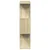 Produktbild 6 för Bokhylla/Rumsavdelare 3 hyllor 70x24x97 cm konstruerat trä